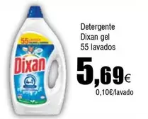 Oferta de Dixan - Detergente Gel por 5,69€ en Froiz