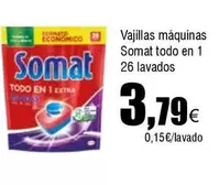 Oferta de Somat - Vajillas Maquinas por 3,79€ en Froiz