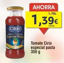 Oferta de Cirio - Tomate  Especial Pasta por 1,39€ en Froiz