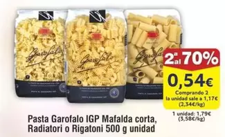 Oferta de Garofalo - Pasta  Igp Mafalda Corta, Radiatori O Rigatoni por 1,17€ en Froiz