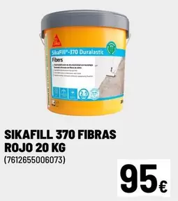 Oferta de Sika - 370 Fibras Rojo 20 Kg por 95€ en Brico Depôt