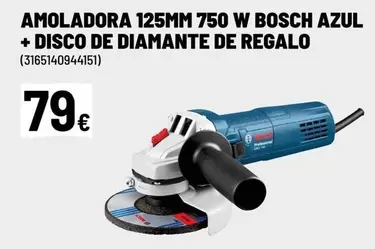 Oferta de Bosch - Amoladora + Disco De Diamante De Regalo por 79€ en Brico Depôt