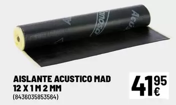 Oferta de Aislante Acustico Mad 12 X 1M 2 Mm por 41,95€ en Brico Depôt