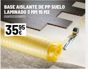 Oferta de Base Aislante De Pp Suelo Laminado por 35,95€ en Brico Depôt