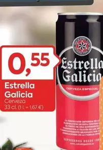 Oferta de Estrella Galicia - Cerveza por 0,55€ en Suma Supermercados