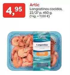 Oferta de Artic - Langostinos Cocidos por 4,95€ en Suma Supermercados