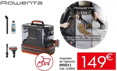 Oferta de Rowenta - Aspirador De Tapicera In5011 por 149€ en Conforama