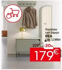 Oferta de Bea - Recibidor Con Espejo por 179€ en Conforama