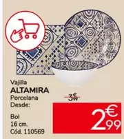 Oferta de Vajilla Altamira por 2,99€ en Conforama