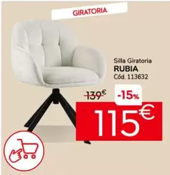 Oferta de Rubia - Silla Giratoria por 115€ en Conforama