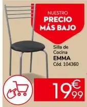 Oferta de Emma - Silla De Cocina Emma por 19,99€ en Conforama