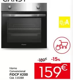 Oferta de Horno Convencional por 159€ en Conforama