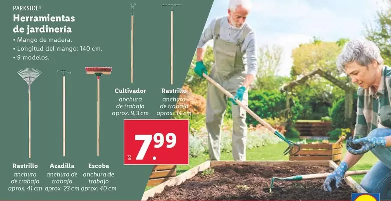 Oferta de Parkside - Herramientas De Jardineria por 7,99€ en Lidl