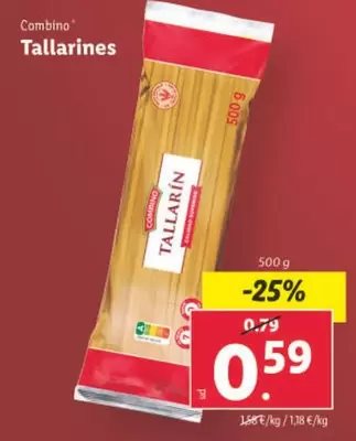 Oferta de Combino - Tallarines por 0,59€ en Lidl