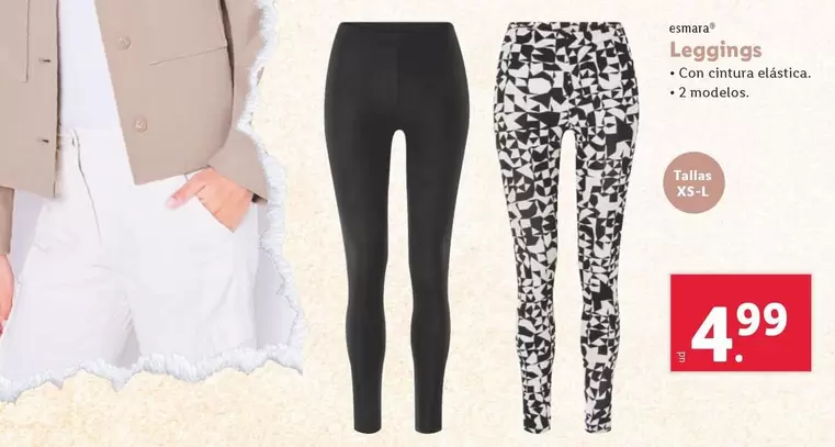 Oferta de Esmara - Leggings por 4,99€ en Lidl