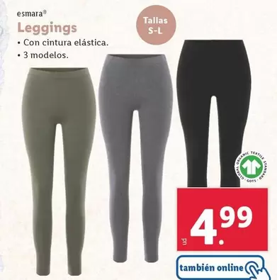 Oferta de Esmara - Leggings por 4,99€ en Lidl