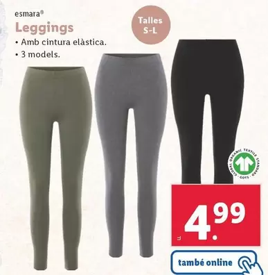 Oferta de Esmara - Leggings por 4,99€ en Lidl