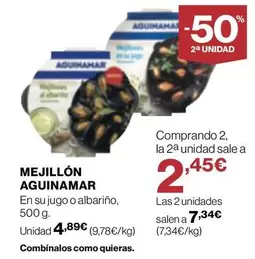 Oferta de Aguinamar - Mejillón por 4,89€ en Supercor