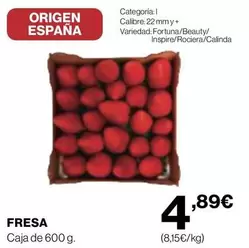 Oferta de Origen - Fresa por 4,89€ en Supercor