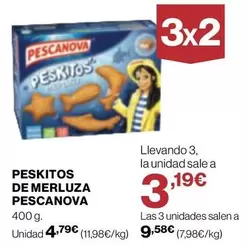 Oferta de Pescanova - Peskitos De Merluza por 4,79€ en Supercor