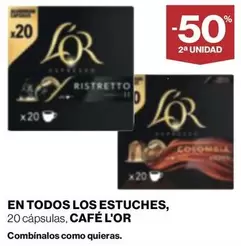 Oferta de L'or - En Todos Los Estuches, 20 Cápsulas, Café en Supercor