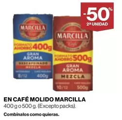 Oferta de Marcilla - En Cafe Molido en Supercor