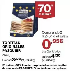 Oferta de Pasquier - Tortitas Originales por 3,17€ en Supercor