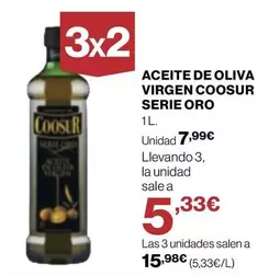 Oferta de Coosur - Aceite De Oliva Virgen Serie Oro por 7,99€ en Supercor