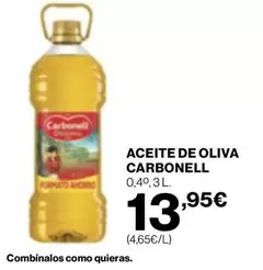 Oferta de Carbonell - Aceite De Oliva por 13,95€ en Supercor