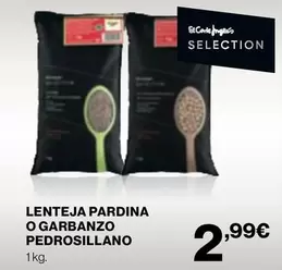 Oferta de Lenteja Pardina O Garbanzo Pedrosillano por 2,99€ en Supercor