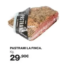 Oferta de La Finca - Pastrami por 29,9€ en Supercor