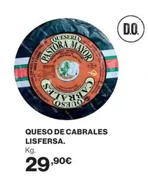 Oferta de Lisfersa - Queso De Cabrales por 29,9€ en Supercor