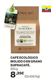 Oferta de Café Ecológico Molido O En Grano por 8,35€ en Supercor