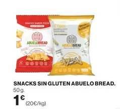 Oferta de Abuelo - Snacks Sin Gluten por 1€ en Supercor