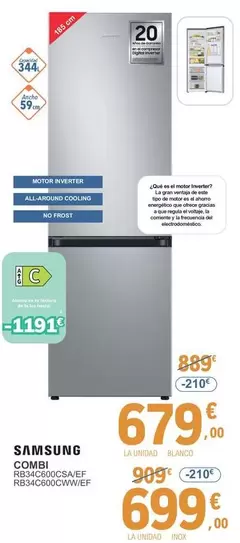 Oferta de Samsung - Combi por 679€ en E.Leclerc