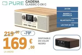 Oferta de Pure - Cadena Classic C-D6 C por 169€ en E.Leclerc