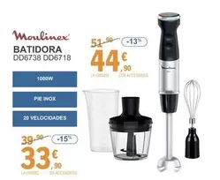 Oferta de Moulinex - Batidora DD6738 DD6718 por 33,9€ en E.Leclerc