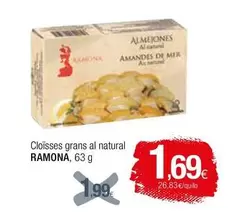 Oferta de Ramona - Cloïsses Grans Al Natural por 1,69€ en Condis