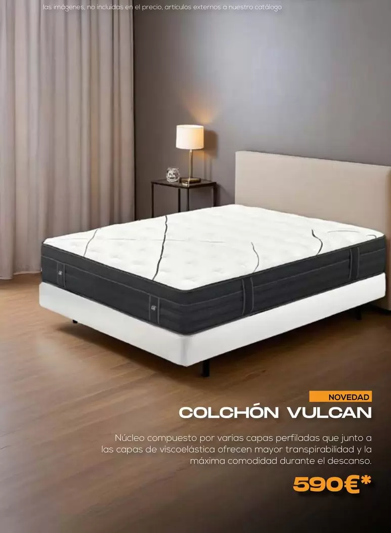 Oferta de Colchón Vulcan Núcleo Compuesto por 590€ en OKSofas