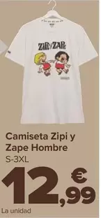 Oferta de TEX - Camiseta Zipi Y Zape Hombre por 12,99€ en Carrefour