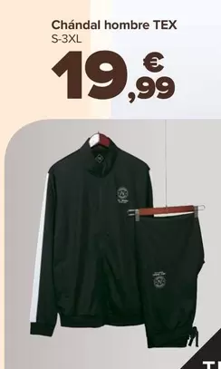 Oferta de Tex - Chandal Hombre  por 19,99€ en Carrefour