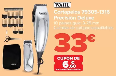 Oferta de Wahl - Cortapelos 79305-1316 Precision Deluxe por 33€ en Carrefour