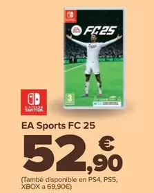 Oferta de Nintendo SWITCH  - Ea Sports Fc 25 por 52,9€ en Carrefour