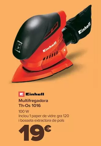 Oferta de Einhell - Multi Lijadora Th-Os 1016 por 19€ en Carrefour