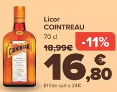 Oferta de Cointreau - Licor por 16,8€ en Carrefour