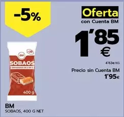 Oferta de Bm - Sobaos por 1,95€ en BM Supermercados