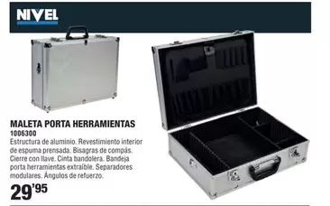 Oferta de Maleta Porta Herramientas por 29,95€ en Optimus