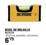 Oferta de Ironside - Nivel De Bolsillo por 6,75€ en Optimus