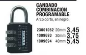 Oferta de Topnivel - Candado Combinacion Programable por 3,45€ en Optimus