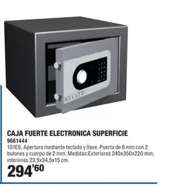 Oferta de Kylate - Caja Fuerte Electronica Superficie por 294,6€ en Optimus